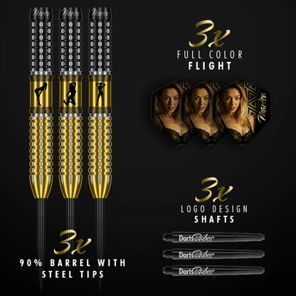 Darts Babes V1 Marisa 90% Steeldarts