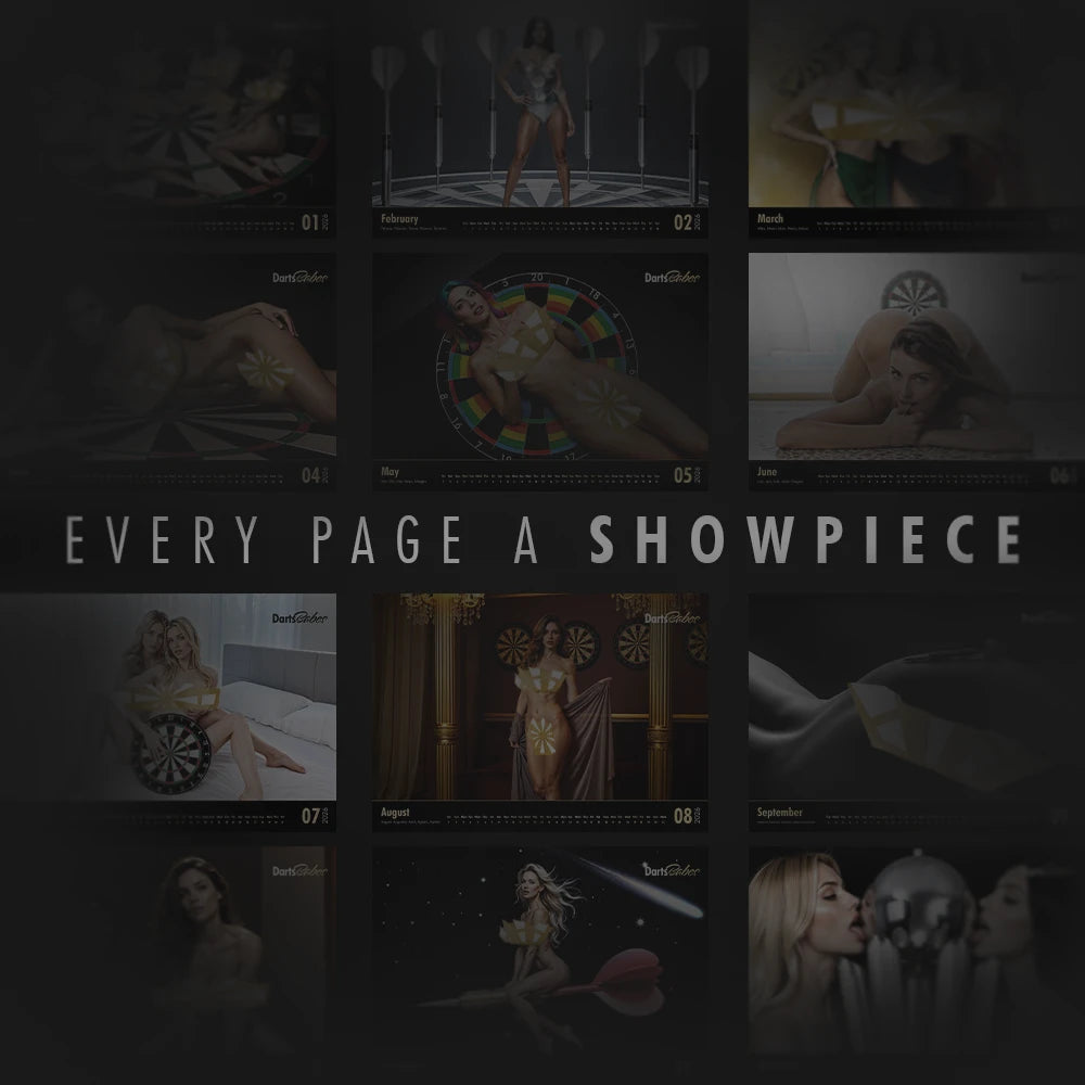 Darts Babes Premium Calendar 2026 (A2)